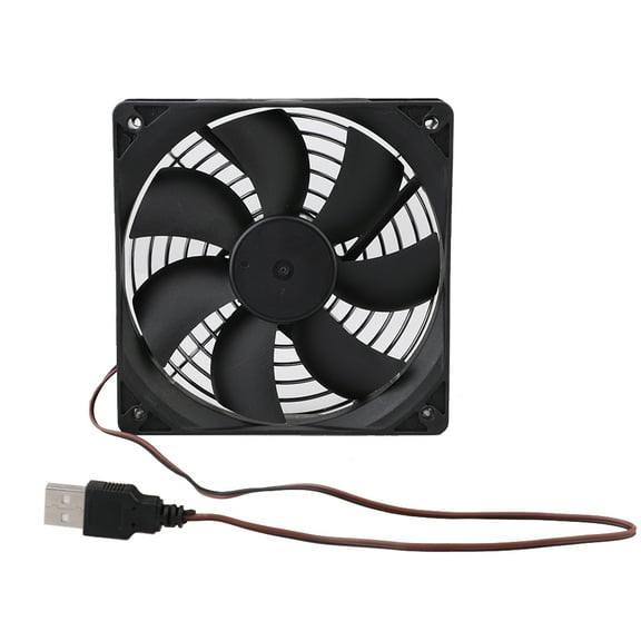 USB Cooling Fan Replacement Computer CPU Cooler Fan with Iron Grill for Desktop PC 80mm 5V