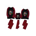 thumbnail image 3 of Kmbangi Christmas Parent-child Nightwear Set, Printed Pattern Tops and Pants, 3 of 7