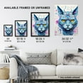 thumbnail image 4 of Weaponized Cat Robot Hybrid Secret Military Schematic Blueprint Futuristic Complex Arcane Manuscript Gift For Him Man Cave Artwork Framed Wall Art Print A4, 4 of 5