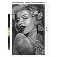 thumbnail image 4 of Marilyn Diamonds by James Danger Harvey Poster - Officially Licensed - 24" x 36" with Poster Hanger Black Color, 4 of 4
