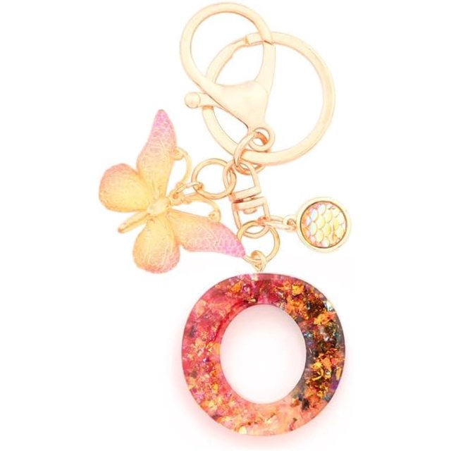 Letter Keychain,26 Letters A-Z Decorative Letter Keychain,Name Keychain for Women Girls Men Teenager Gift