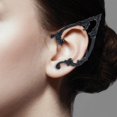 thumbnail image 3 of Clip de manguito de oreja Yinane para Halloween Negro izquierda, 3 of 8