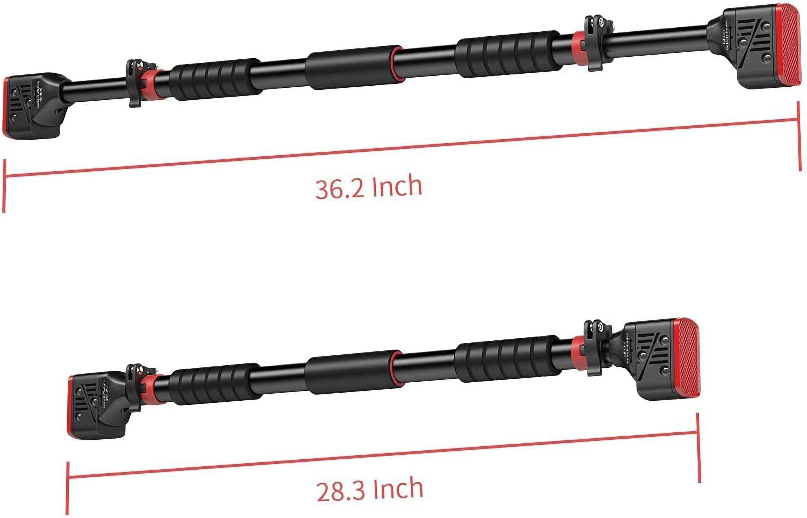 AbleFitness Doorway Chin Up Bar Pull Up Bar Exercise 28"-36" Doors Screw less Press Fit