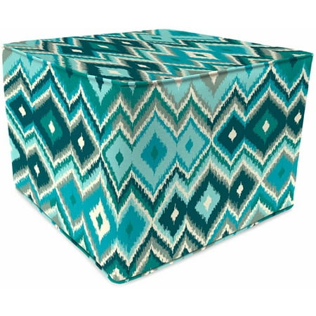 Jordan 20" Square Pouf, Multiple Patterns