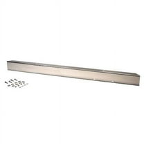 Kentrol 45-86 Jeep CJ 54 Inch Front Bumper Without holes (No License Plate Holes)- Polished Silver