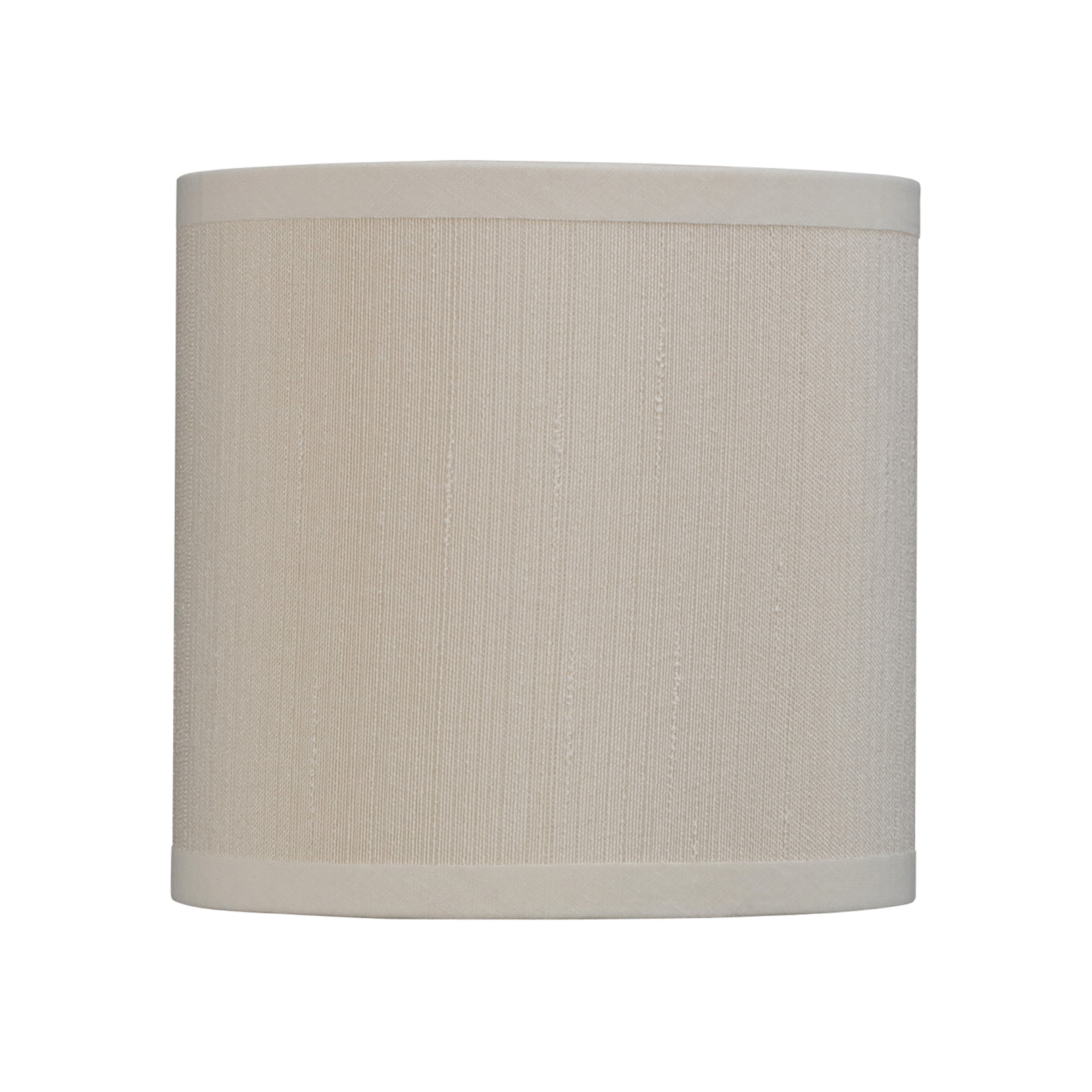 Butter Creme Jacquard Fabric Drum Lamp Shade, 5"