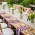 thumbnail image 3 of Red Blue White Striped Cloth Napkins, Modern Simple Stripes Washable and Reusable Dinner Napkins Set of 4, Table Napkin for Kitchen Party Birthday Wedding Hotel Housewarming 20"x20", 3 of 8