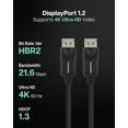 thumbnail image 2 of Visiontek DisplayPort to DisplayPort (M/M) 2 Meter Cable, 2 of 5