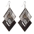 thumbnail image 1 of Pendientes Colgantes Sunnimix Geométricos Multinivel Huecos para Mujeres, 1 of 5
