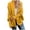 Yellow, variant on qolati Women's Long Cardigan Sweaters Casual Oversized Open Front Lantern Sleeve Kimono Cardigans Jacket 2023 Fall Winter Lightweight Cable Knitted Coat Outwear