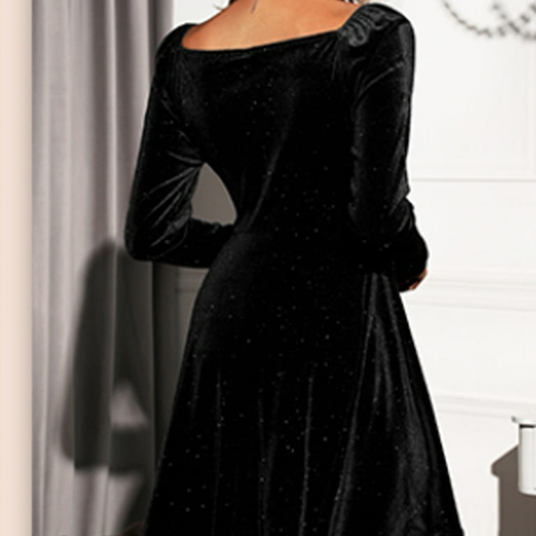 Velvet sweetheart clearance dress