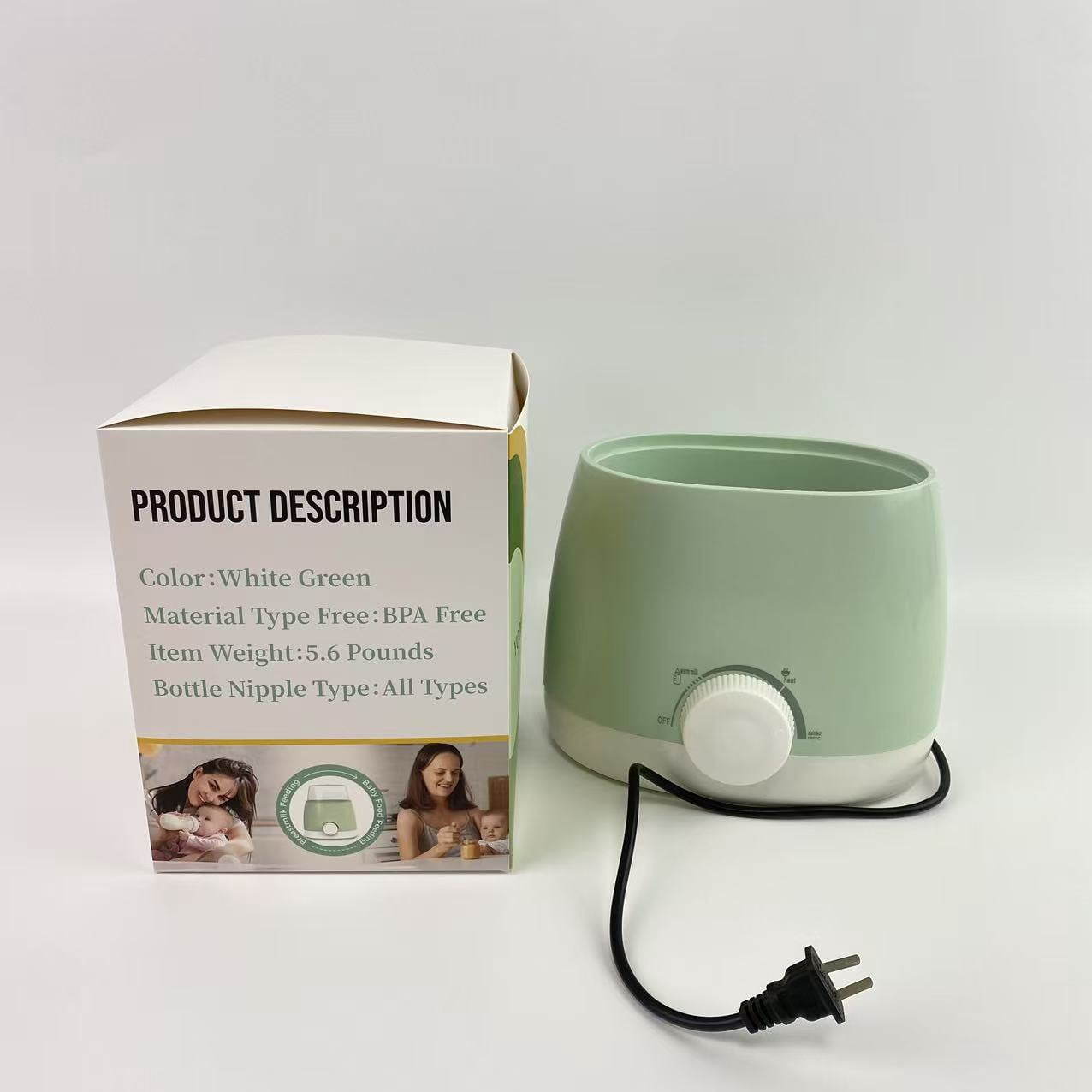 YOOIU wise Baby bottle sterilizers,Fast Bottle Warmer for Breastmilk with Smart Temperature Control, Keep 24H, Sterili-zing, Heat Food, Thaw, Double Bottle Warmer for All Bottles