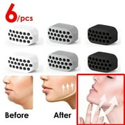 Jaw Exerciser Jawline Ball Face Neck Fitness Exercise Trainer Mouth Toning 6 Pieces