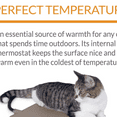 thumbnail image 4 of Pet Products Heated Extreme Weather Outdoor Kitty Pad Petite, Waterproof Heated Cat Mat, Pet Warmer for Outside Feral Cat Houses, Indoor Outdoor Warming Pet Mat, 4 of 6
