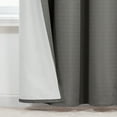 thumbnail image 2 of ZOPZO Thermal Insulated 100% Blackout Curtains, Charcoal Gray, 52W x 84L Inch, Energy Efficient Noise Reducing Drapes for Home Office, 2 Panels, 2 of 5