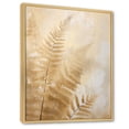 thumbnail image 2 of Designart "Symphony Of Golden Fronds I" Ferns Floater Framed Wall Art Prints, 2 of 5
