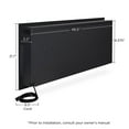 thumbnail image 2 of Real Flame Wall-Mount or Recessed Electric Fireplace Insert, 2 of 8