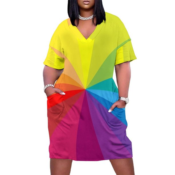 Vestido de noche holgado con bolsillos para mujer traje con rueda de color para ocasis oficiales