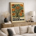 thumbnail image 4 of Framed Canvas Print William Morris Wall Art Abstract Botanical Decorative for Living Room Bedroom - 16"x24" NATURAL, 4 of 8