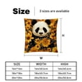thumbnail image 5 of Panda Sunflower Pillow Covers Inserts - Set of 2 Chair Pillow Covers, Decorative Pillows - Available in 16x16, 18x18, and 20x20 Inches with Unique Patterns for Any Occasion, 5 of 6