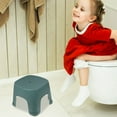 thumbnail image 2 of Milisten 2pcs Foot Stool Plastic Step Stool Bathroom Stepping Foot Stool Toilet Step Stool, 2 of 6