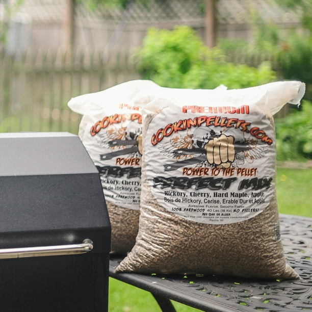 CookinPellets 40 Lb Mix Hickory, Cherry, Maple, Apple Wood Pellets