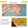thumbnail image 2 of GZHJMY Mountains Abstract Pattern Puzzle 1000 Pieces - Wooden Jigsaw Puzzles for Family Games - Suitable for Teenagers DIY Games Gifts, 2 of 7