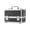 Black2, variant on Makeup Train Case, Cosmetic Box, Portable Makeup Case Organizer 2 Trays Makeup Storage For Cosmetologist Aesthetic Supplies Nail Tech Traveling Makeup Box