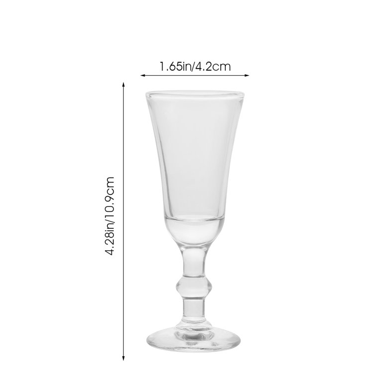 2/6Pcs 150Ml Champagne Glasses Set Double Wall Glass Cup Stemless