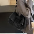 thumbnail image 6 of BVXEEP Gym Bag, Travel Duffle Bag, Denim Bag Fashionable Large Capacity Chain Shoulder Bag Quality Texture Women Bag, 6 of 7
