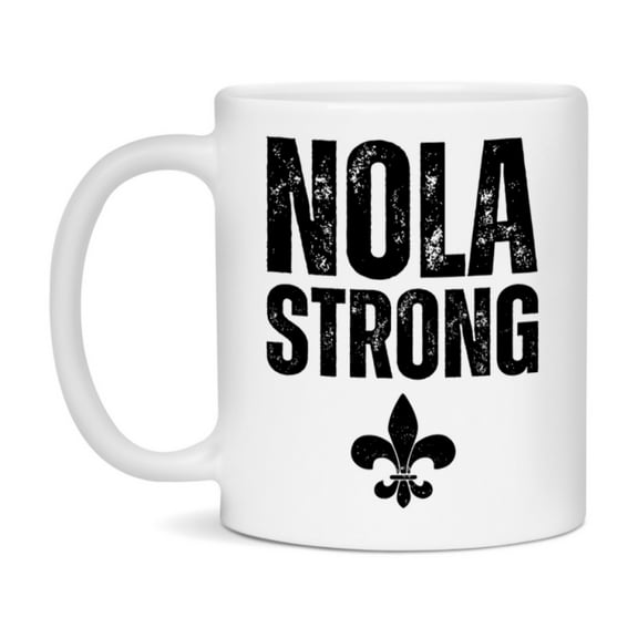 Nola Strong Mug, New Orleans Strong Coffee Cup, 11Oz Or 15Oz Ceramic Mug