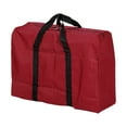 thumbnail image 1 of Unique Bargains 40L Capacity Storage Tote with Zippers Clothes Moving Tote Bags, Red, 1 of 5
