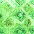thumbnail image 1 of Ahgly Company Indoor Square Abstract Green Contemporary Area Rugs, 6' Square, 1 of 1