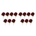 thumbnail image 2 of Ramo de Flores Artificiales Naiovety 7 Uds Girasoles Realistas Decoración Jardín Rojo, 2 of 6