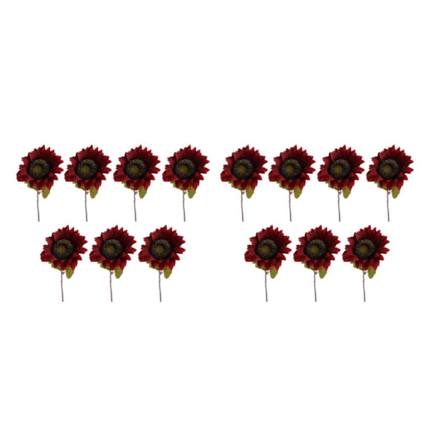 Girasoles artificiales Toystoory 7 Uds Rojo 2Conjunto