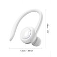 thumbnail image 2 of Wovilon Bluetooth Headset Wireless Business Single Earpiece Voice Answer In Ear Earbuds For Trucker Driving Running Large Battery Noise Cancelling Headphones, 2 of 4