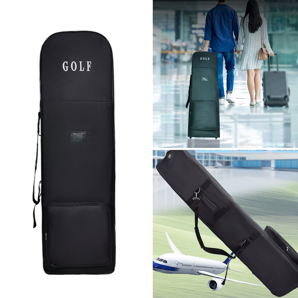 WINDLAND Golf Travel Bag Protector Light Weight Carrying Bag Folding Zipper Golf Club Bag for Player Indoor Golfer Enduring