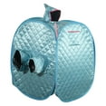 thumbnail image 2 of Tienda de campaña portátil para Sauna perfecl Doble cremallera cuerpo completo Azul, 2 of 8