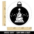 thumbnail image 2 of Holiday Ornament Christmas Evergreen Tree Self-Inking Rubber Stamp Ink Stamper - Pink Ink - Small 3/4 Inch, 2 of 7