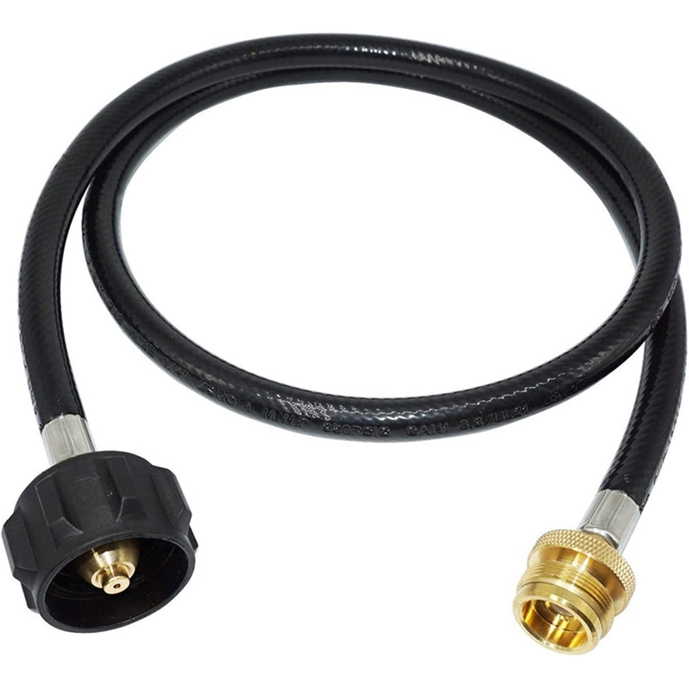 MLFU 4 Feet 1 lb to 20 lb Gas Grill Propane Adapter Hose, Quick