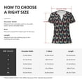 thumbnail image 5 of Naloa Bohemian Chicken Print T-Shirts Short Sleeve V Neck Tees for Women Fashion Tops Trendy Lightweight Soft Casual Summer Outfits Clothes, 5 of 5