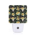 thumbnail image 1 of Balery Sunflower Skull Boho Luz Nocturna LED con Sensor Automático, Enchufe con Sensor Crepuscular, Luz Suave de 0.5W para Dormitorio, Pasillo, Baño-EU, 1 of 7