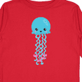 thumbnail image 4 of Inktastic Cute Jellyfish, Little Jellyfish, Blue Jellyfish Girls Long Sleeve Toddler T-Shirt, 4 of 5