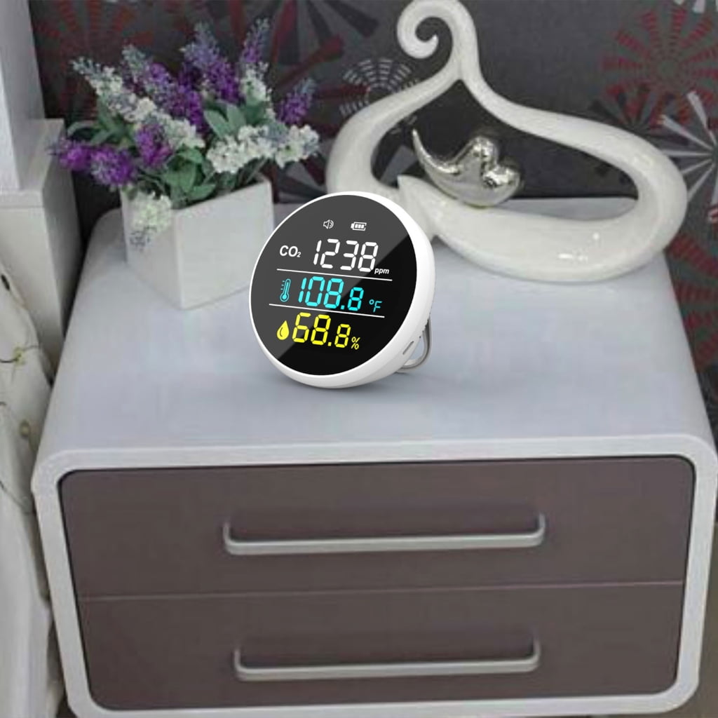 Home Climate Inspector Hygrometer With Live CO2 Temperature Dampness Screen