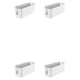 thumbnail image 4 of Cesta de almacenamiento desmontable Naiovety organizador Universal 2 pack/lote blanco, 4 of 6
