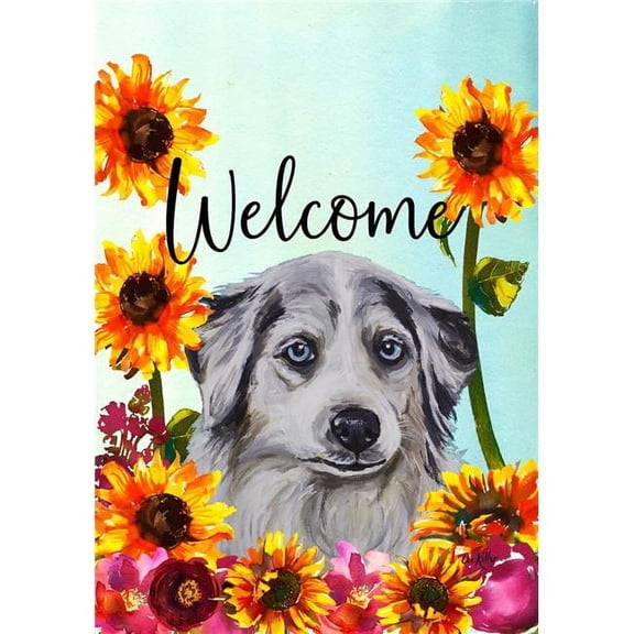 Best of Breed HH630591 Australian Sheperd Best of Breed HHS Welcome Garden Flag