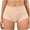 B-Beige*, variant on Womens Underwear High Waisted Ladies Panties Soft Full Coverage Briefs Comfortable Control Briefs D-Gray*
