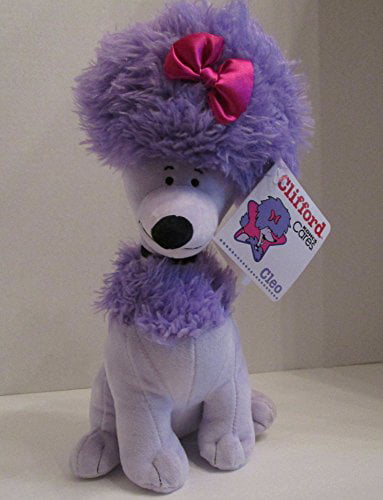 Kohls Cares Cleo Purple Poodle Stuffed Animal Plush Dog Clifford 11" #A46 