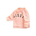 thumbnail image 2 of Qiylii Girls Casual Sweatshirt, Letter Long Sleeve Round Neck Pullover, 2 of 6