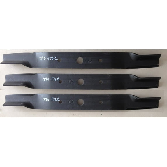 Set of 3 Blades for Land Pride 72" Cut Finish Mowers, Code 890-172C